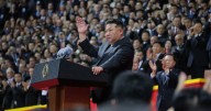 Kim Jong-un boasts of N.Korea's standing at celebration