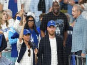 Meghan Markle, Prince Harry at Dodgers’ World Series game