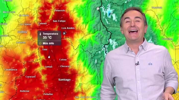 "Calorazo, calorón": Alejandro Sepúlveda entrega su pronóstico del tiempo para este viernes