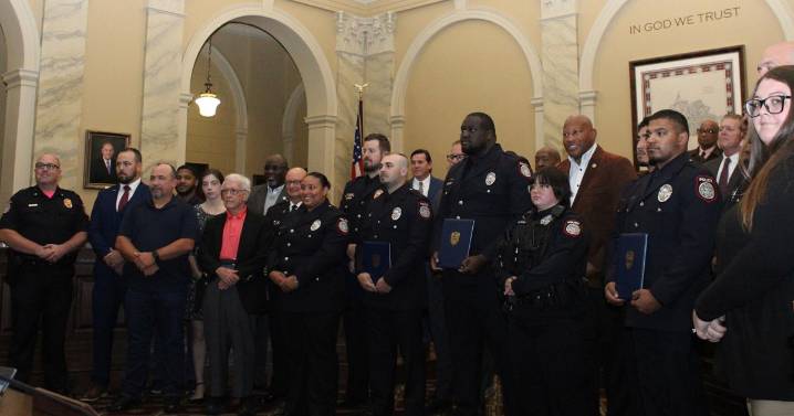 After 'harrowing' gunfire exchange in February, Danville officers honored
