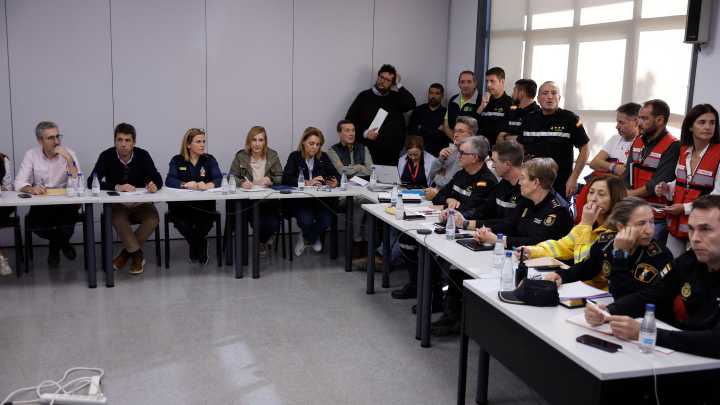 Un nuevo vídeo del Cecopi demuestra que la Generalitat barajó enviar el mensaje de alerta de la dana tres horas antes