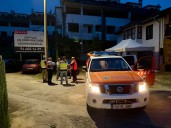 Policía Nacional y Protección Civil rastrean una urbanización a medio construir en Renedo en busca de un desaparecido