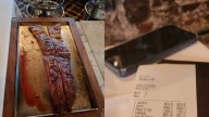 Fue a Don Julio, pidió vacío, papas fritas y limonada: mostró el ticket final
