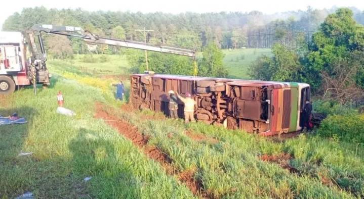 Declararon los conductores detenidos por el despiste y vuelco del Kruse