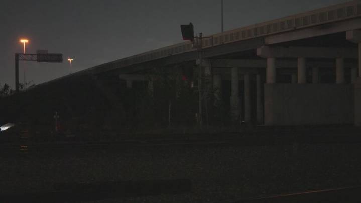 Man found hanging and on fire under Houston freeway, police say