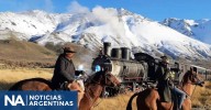 El trencito apolíneo de la Patagonia para viajar en el tiempo y perpetrar un asalto al convoy del Lejano Oeste