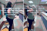 Mom-To-Be Makes Target Run in Halloween Costume—Then Her Doctor Calls