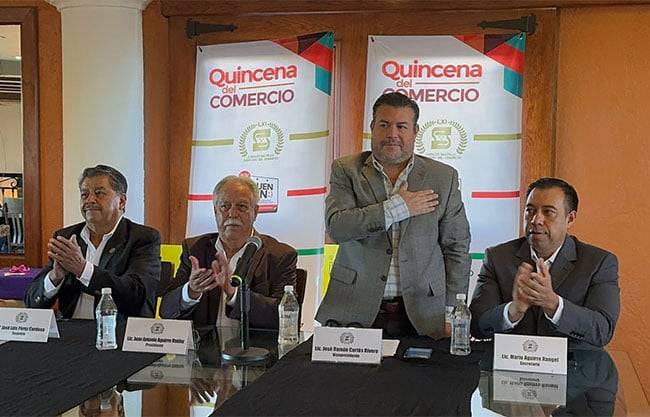 Reconocen a comerciantes saltillenses; recibirán medalla de honor Canaco