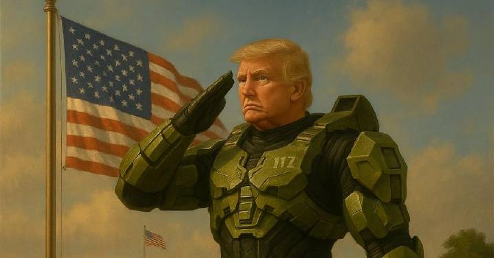 Folks Are in Shock After Seeing Trump's Halo Tweet