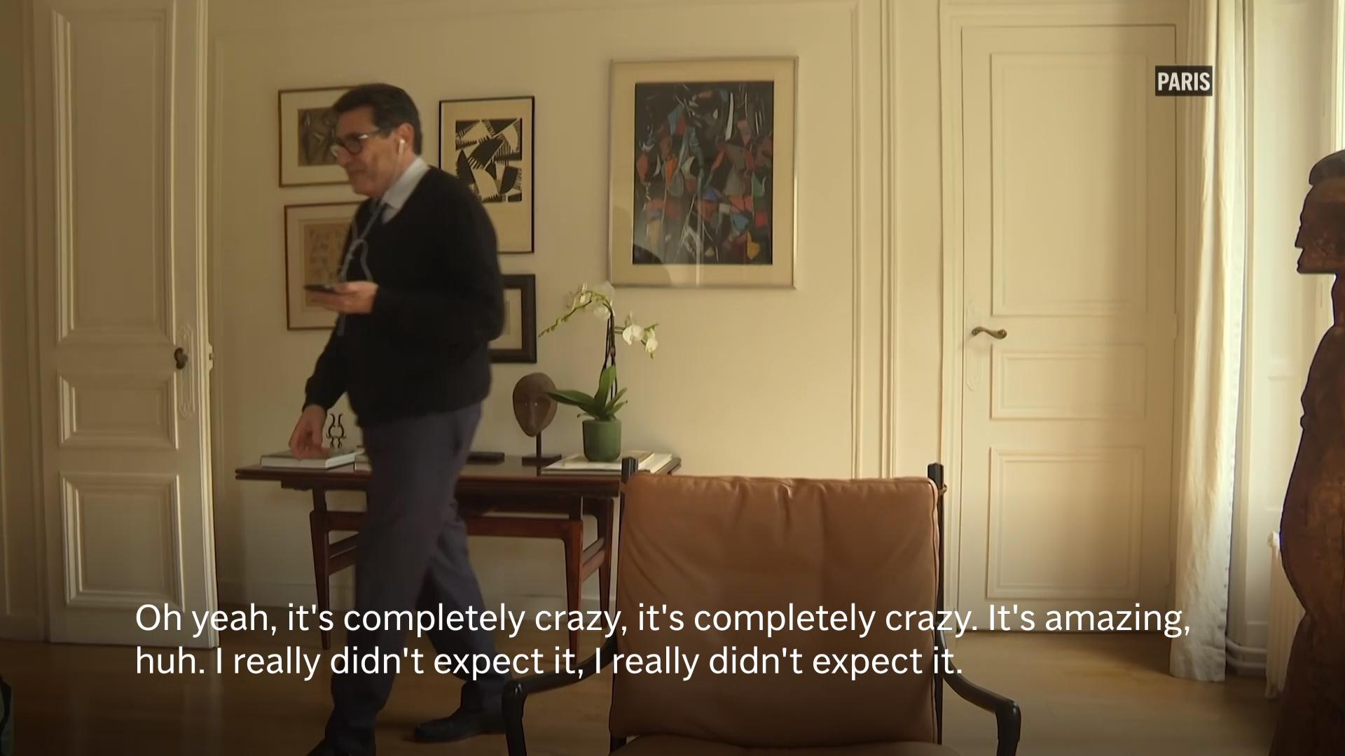 French economist Philippe Aghion says his phone hasn't stopped ringing since Nobel prize news