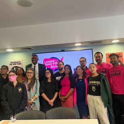 Elected officials and activists launch new coalition to raise minimum wage