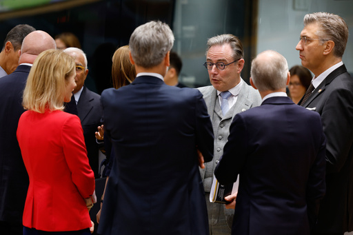 EU leaders agree to future Ukraine funds but make little headway on a plan to use Russia's assets