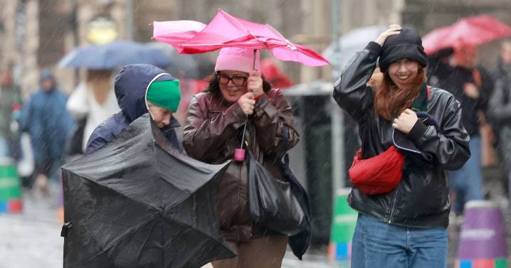Storm Amy in pictures as high winds and heavy rain batters Scotland