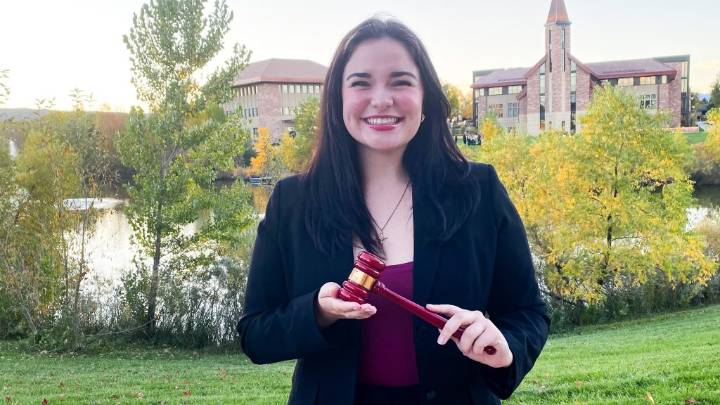 HPU's Rylie Burden takes top speaker at Rocky Mountain Moot Court Invitational