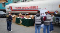 El Agustino: incautan 400 cajas de pirotécnicos camuflados en cisterna de combustible