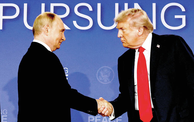 Trump plans to meet with Putin to talk about a ceasefire in Ukraine