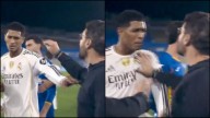 Bordalás se encaró con Bellingham tras la expulsión de Nyom: "Vinicius no tiene que venir a provocar"