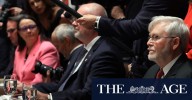 Trump on Kevin Rudd: "I don't like you either, and I probably never will"