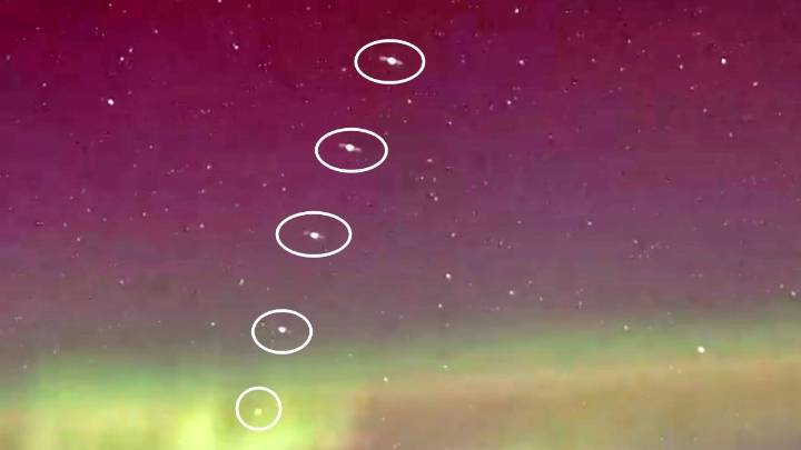 Watch: Astronaut captures Starlink satellite train flying in space
