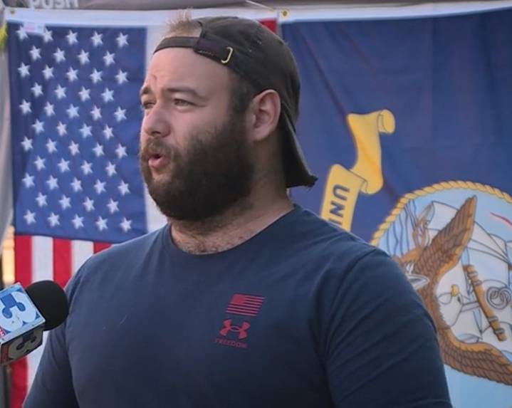 Veterans set up camp to protest National Guard in Memphis