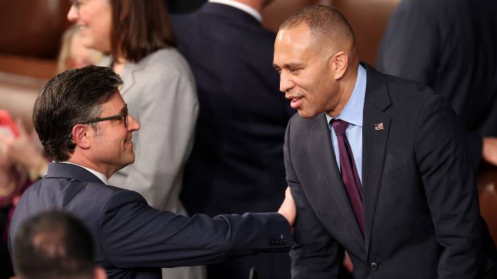 Mike Johnson rejects Hakeem Jeffries' demand to debate shutdown in primetime