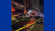 Car crashes into former City Steam Brewery building in Hartford, Conn.