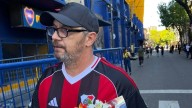 Video: un hincha de River fue a La Bombonera con flores para Miguel Ángel Russo