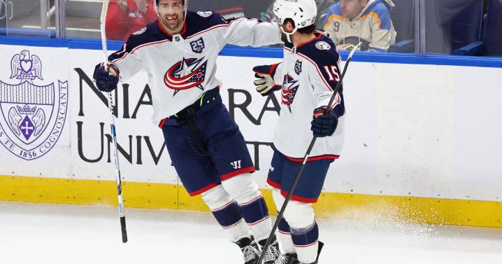 Nothing wrong with Wood's vision. Blue Jackets player returns from eye injury with 2 goals vs Sabres