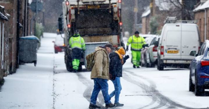 UK snow upgraded to -8C with nine counties set to be covered in flurries
