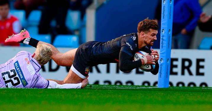 Exeter Chiefs coach hails Henry Slade for ‘fantastic’ display in win over Gloucester