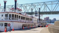 Riverboats start to arrive ahead of America's River Roots festival on the Ohio River