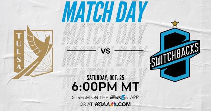 WATCH LIVE: FC Tulsa vs. Colorado Springs Switchbacks FC, Saturday, October 25