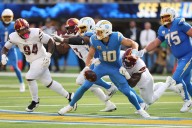 Commanders rally from 10-0 deficit with 27 straight points to beat Chargers 27