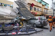 Rescuers search for survivors after quake in Philippines kills 72
