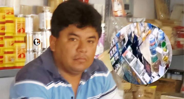 ¡Terror a una cuadra de la comisaría! Sicarios asesinaron a ferretero dentro de su negocio en Chepén (VIDEO) Carlos Cabanillas, un conocido comerciante de 54 años, fue acribillado dentro de su ferrete
