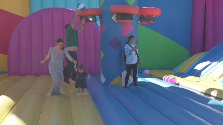 The world’s biggest bounce house is back in Southern California!