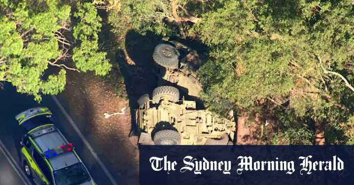Army truck crash: Woman rescued from car on Samford Road, Ferny Hills