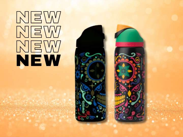This stunning Dia de los Muertos Owala bottle glows in the dark and is about to sell out fast