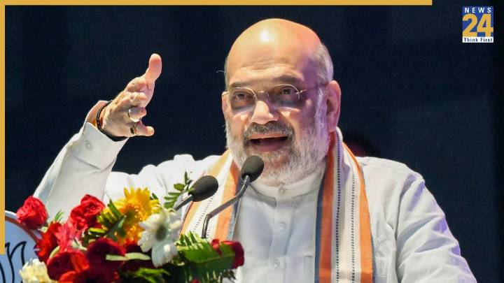 Amit Shah at Munger Rally- Bihar Polls Are About Stopping Jungle Raj, NDA to Fight Like Five Pandavas