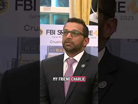 Kash Patel talks Charlie Kirk