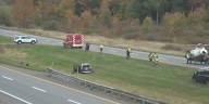 1 flown to hospital after crash in Carmel