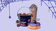 Dunkin’s Halloween menu features Munchkins bucket, new latte