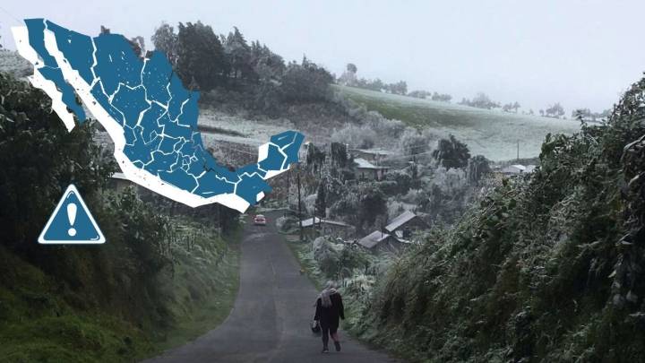 FRENTE FRÍO afectará con HELADAS de -5 grados a estos estados del jueves 23 al sábado 25 de octubre