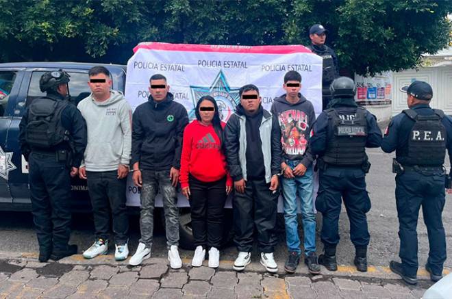 Caen cinco extorsionadores en Ecatepec