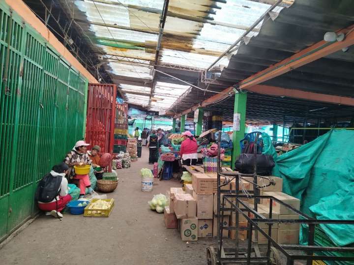 Levantan el paro en la plaza de mercado del sur de Tunja.
