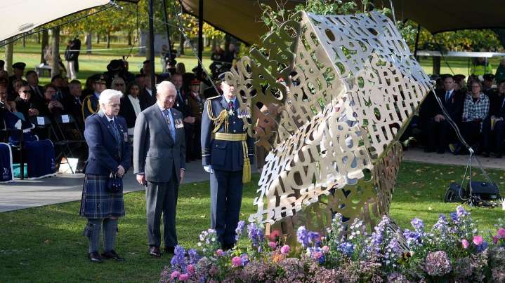 King Charles III dedicates Britain's first national memorial to LGBTQ+ troops