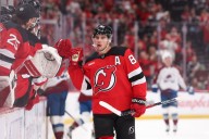 Deadspin | Jack Hughes scores twice to give Devils 8th straight win over Avalanche