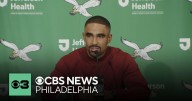 Jalen Hurts press conference after Philadelphia Eagles victory vs. New York Giants