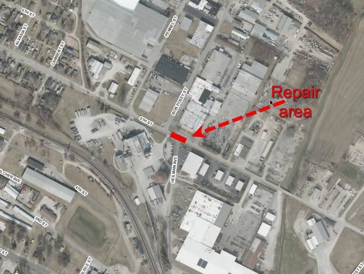 Water main break reported in Henderson