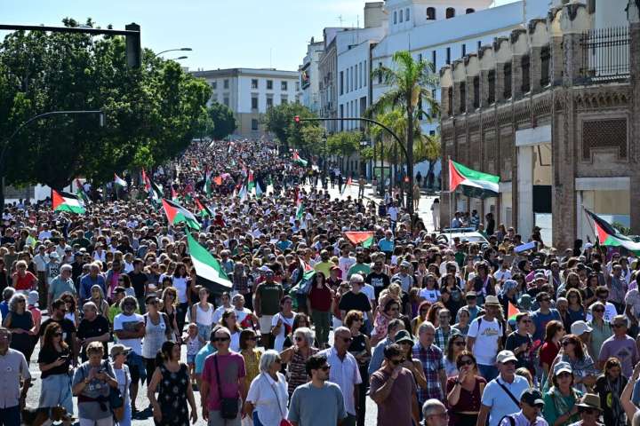 Atronador grito por la paz y contra el genocidio en Gaza